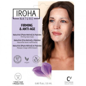 IROHA Tissue Face Mask With Bakuchiol & Peptides 23ml
