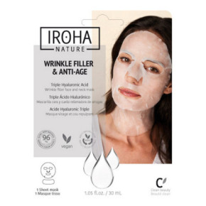 IROHA Tissue Face & Neck Mask Triple HA 23ml