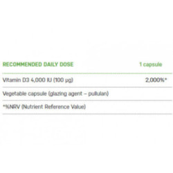 Ecosh Vitamin D3 4000IU 90 capsules