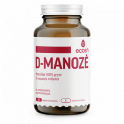 Ecosh D-Mannose Food Supplement 60 caps.